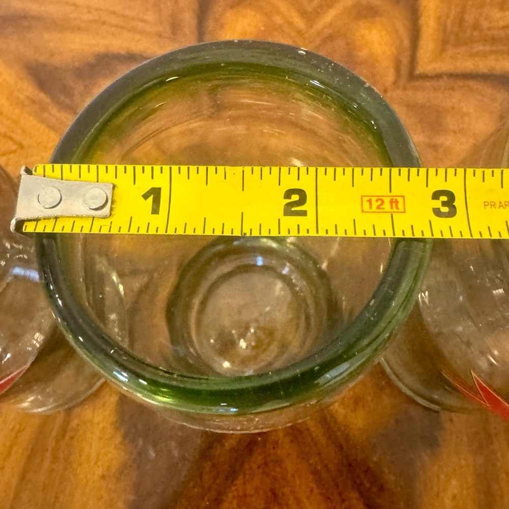 3 Dos Equis XX Hand Blown Beer Glass Set Excellent Condition - Picture 7 of 7